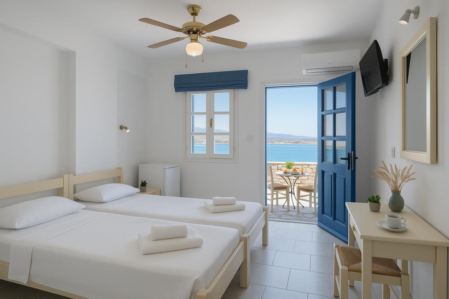 Beachfront Bocamviglies Rooms - Naoussa Bespoke View المظهر الخارجي الصورة